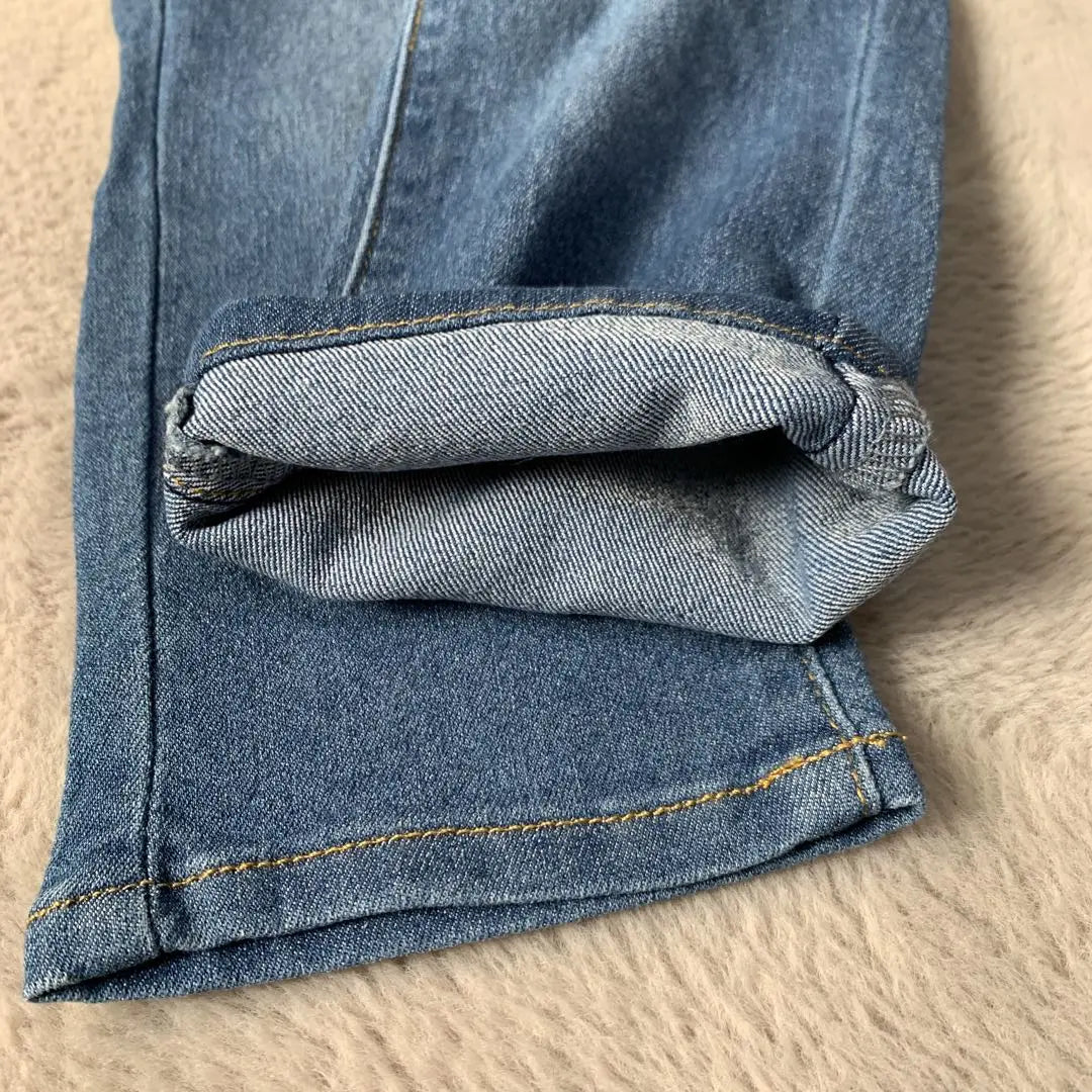 Baby Denim Pants (90) Kids/Long Pants/Jeans/Jeans/Dinosaurs/Good Condition | ベビーデニムパンツ(90)キッズ/長ズボン/ジーンズ/ジーパン/恐竜/美品