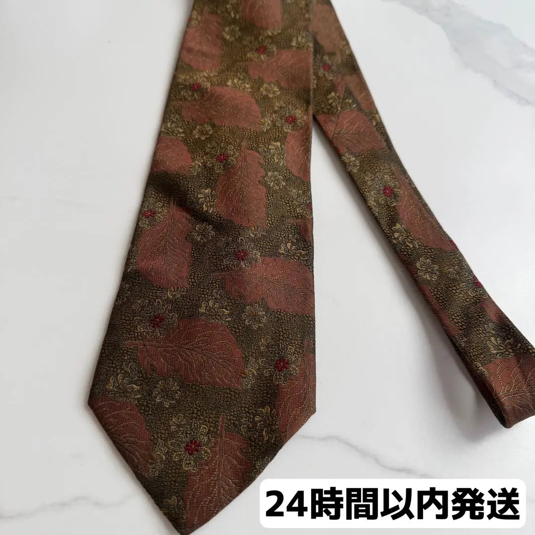 [Good condition] ZEROSTREET Zero Street Tie Brown