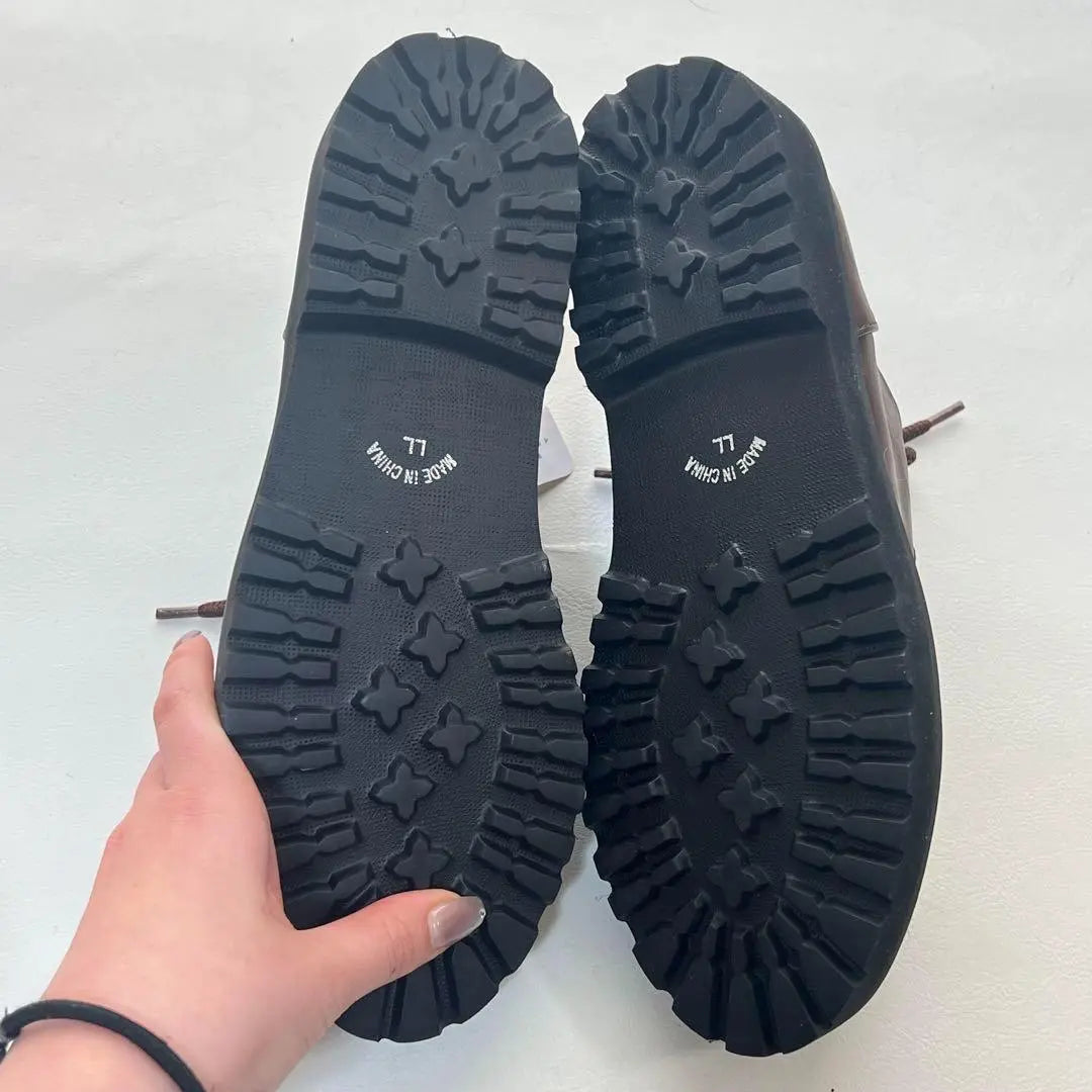 Mocasín de mujer [Perky] marrón nuevo y sin usar de 24,5 cm