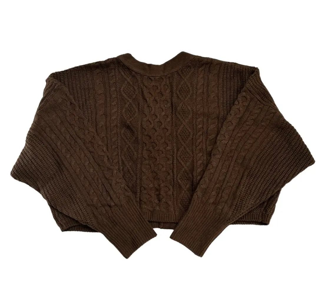 URBANITY UB Cardigan Knit Brown Brown Haori Ladies | URBANITY UB カーディガン　ニット　茶色　ブラウン　羽織り　レディース