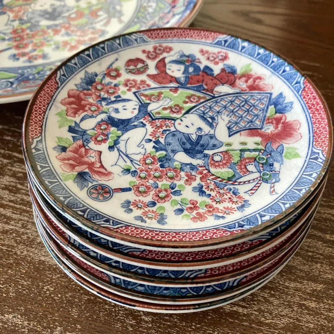 Antique plate set