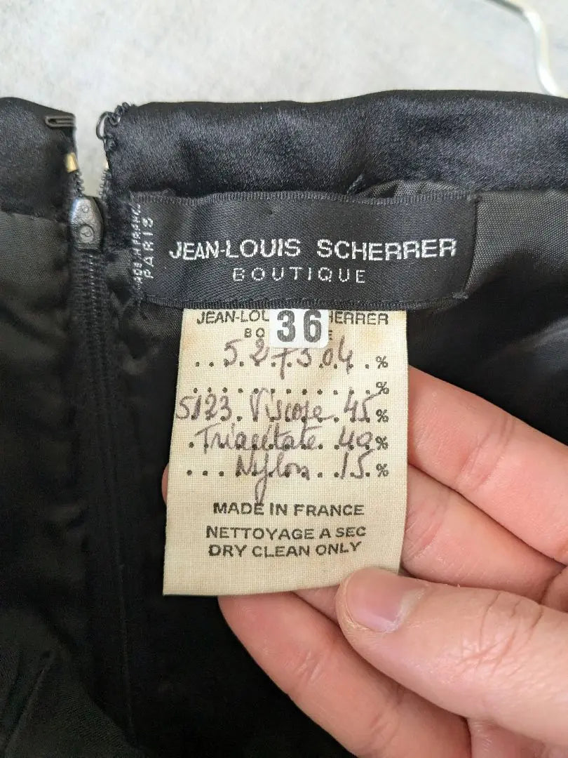 JEAN-LOUIS SCHERRER Black Dress 36