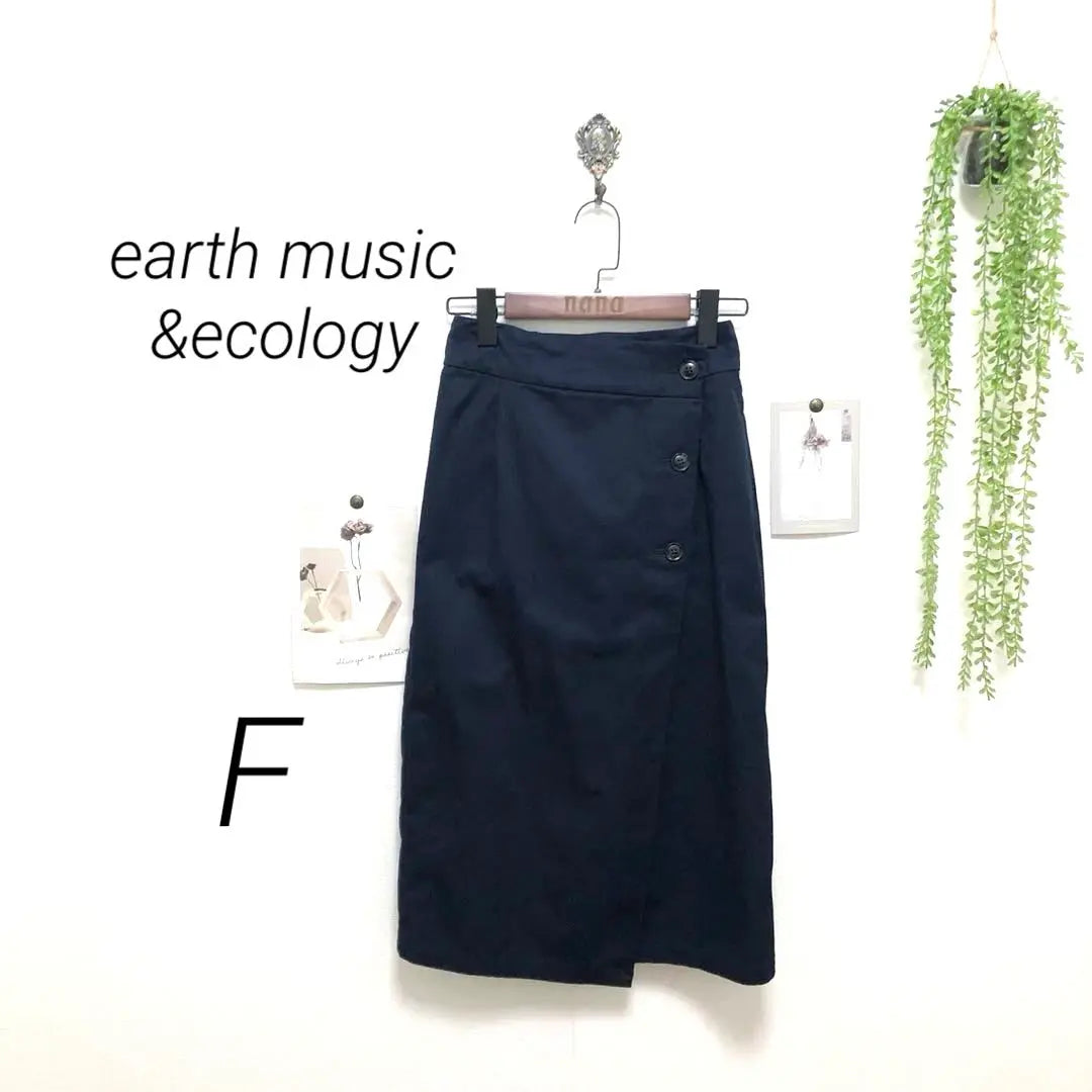 7978 earth music&ecology long skirt office