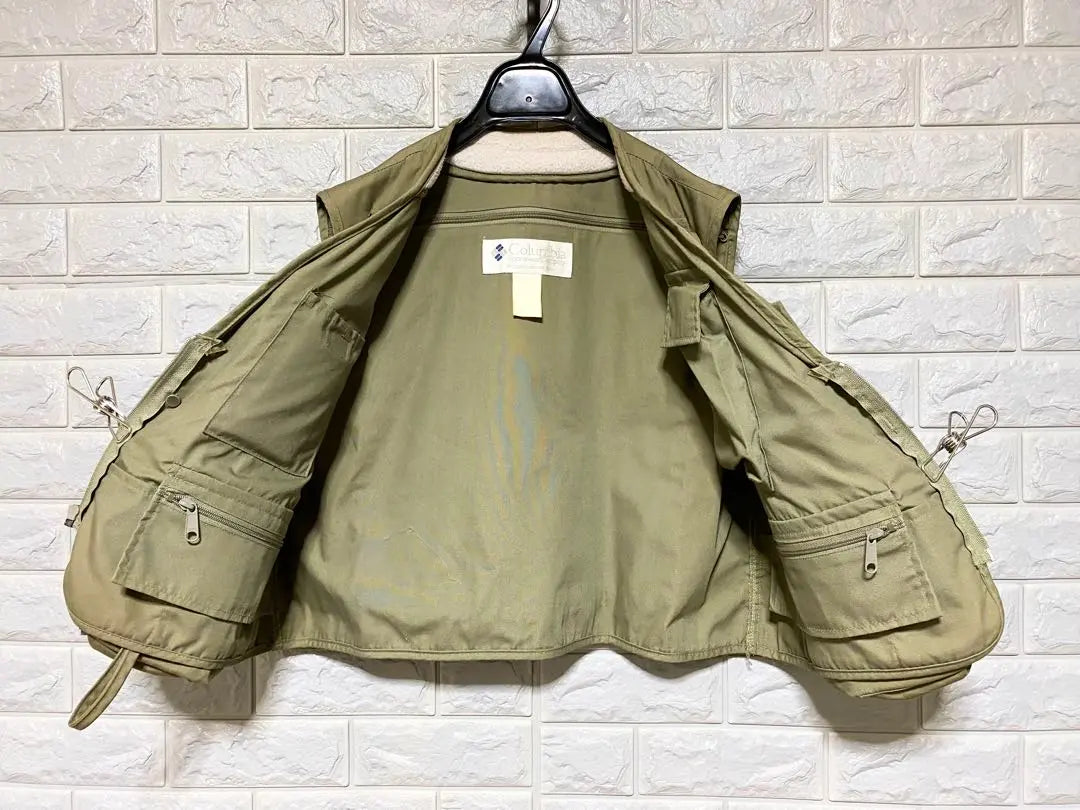 708 ■columbia ■outdoor /Fishing/Fishing vest/Beige L