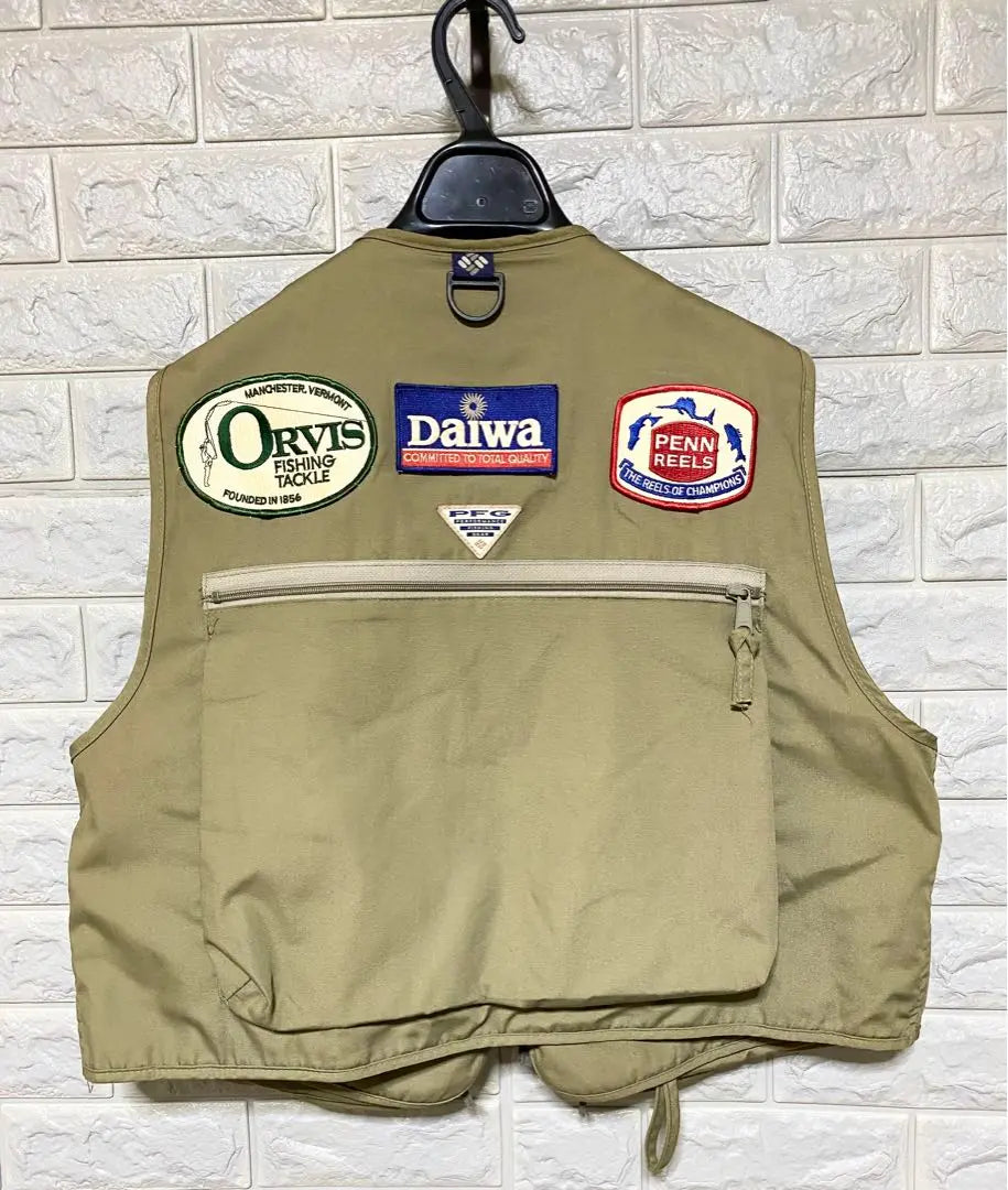 708 ■columbia ■outdoor /Fishing/Fishing vest/Beige L