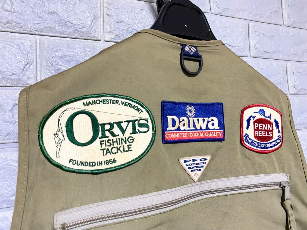 708 ■columbia ■outdoor /Fishing/Fishing vest/Beige L