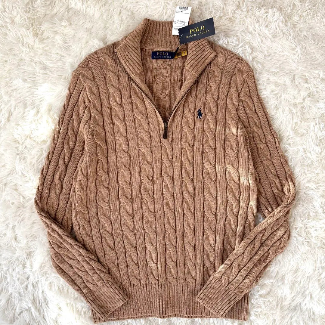 [Con etiqueta] Ralph Lauren Current QR Knit Cable Half Zip