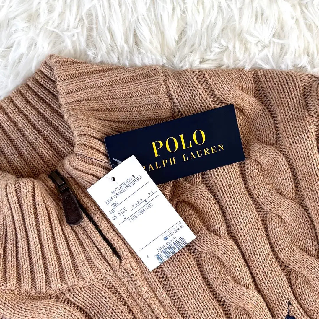 [Con etiqueta] Ralph Lauren Current QR Knit Cable Half Zip