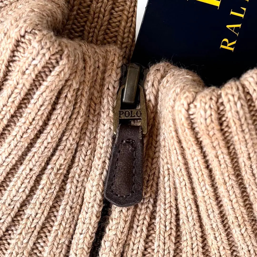 [Con etiqueta] Ralph Lauren Current QR Knit Cable Half Zip