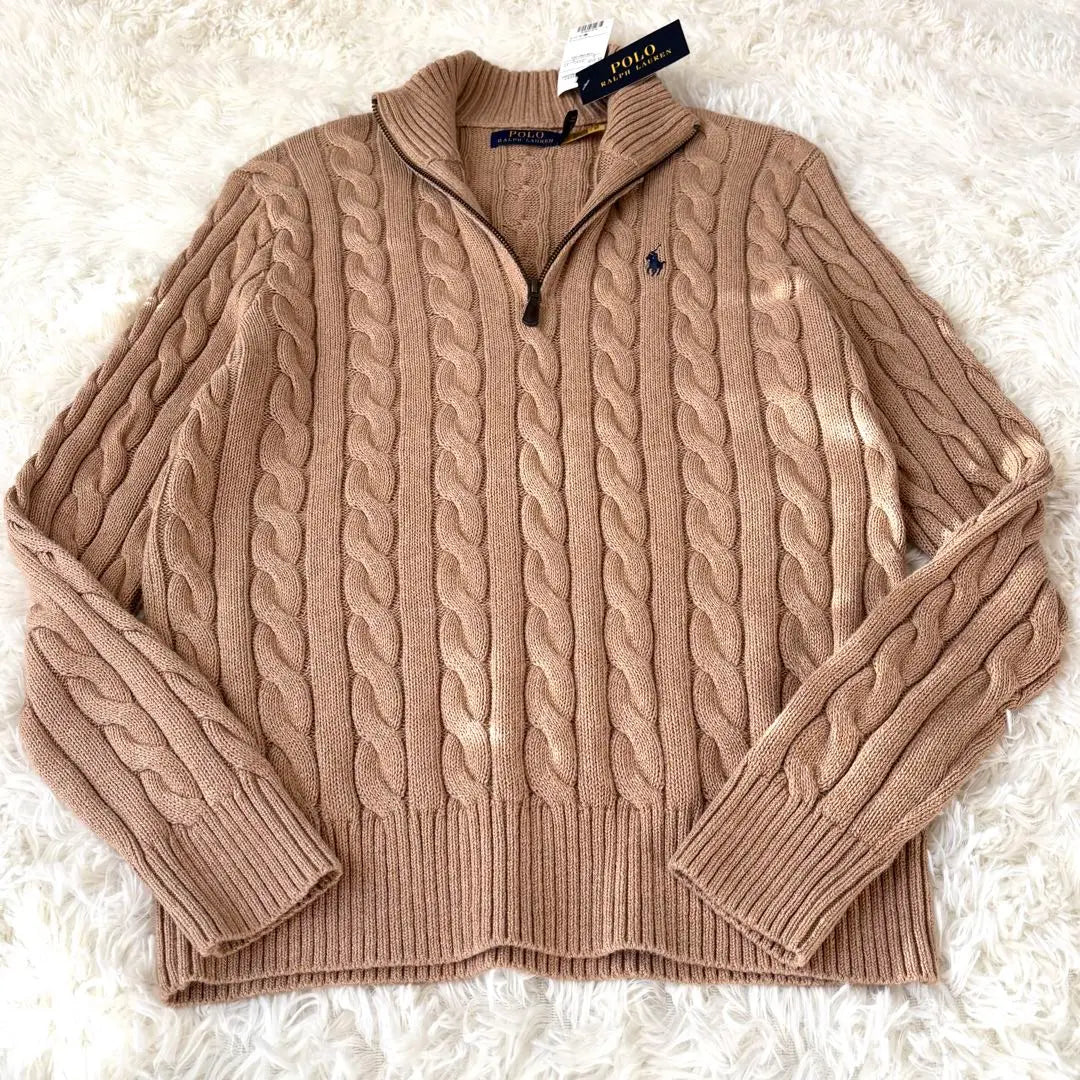 [Con etiqueta] Ralph Lauren Current QR Knit Cable Half Zip