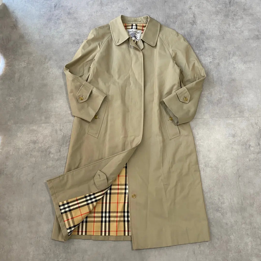 Burberry trench coat used clothing Nova check S beige 13195