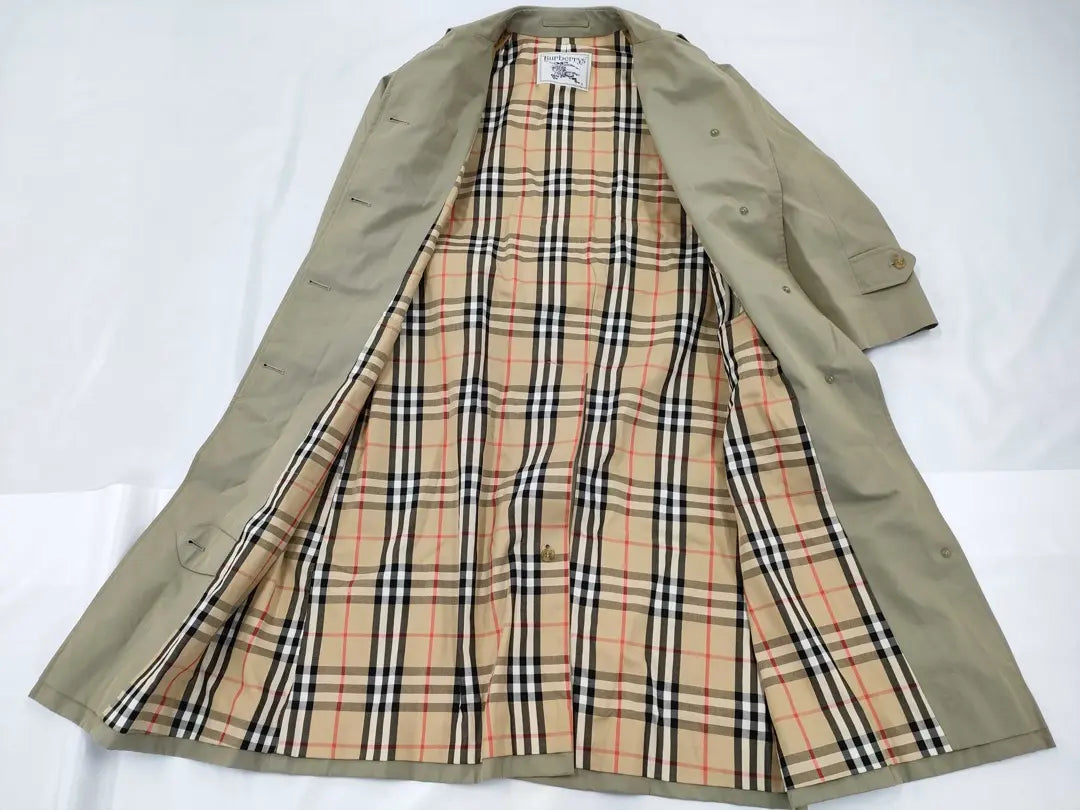 Burberry trench coat used clothing Nova check S beige 13195