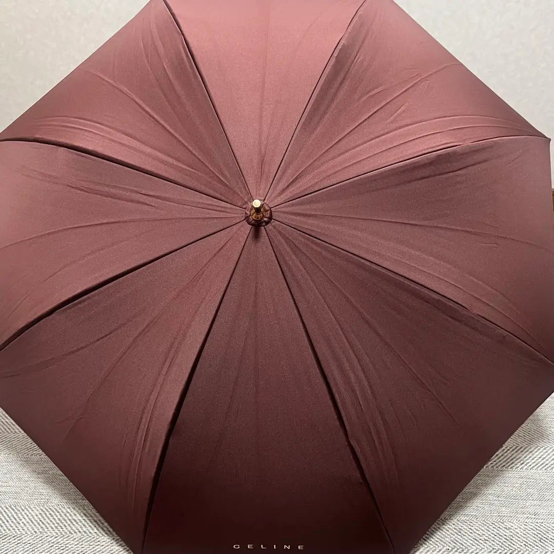 Beautiful Celine Celine Celine Logo Logo Bono Bachelon Umbrella Chocolate Color Macadam