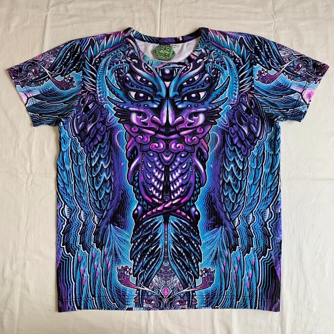 Space Tribe Eye Design T-shirt Short Sleeve