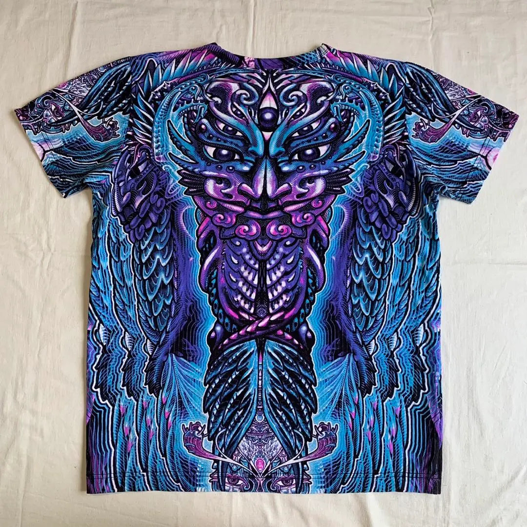 Space Tribe Eye Design T-shirt Short Sleeve