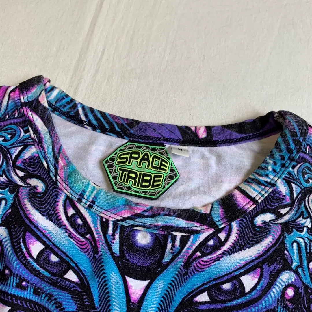 Space Tribe Eye Design T-shirt Short Sleeve