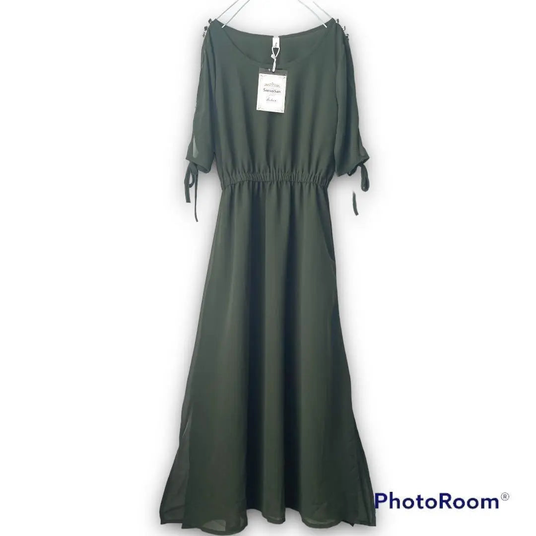 One Piece Dress Long Wedding Invitation Party Formal Large Size 2XL Green