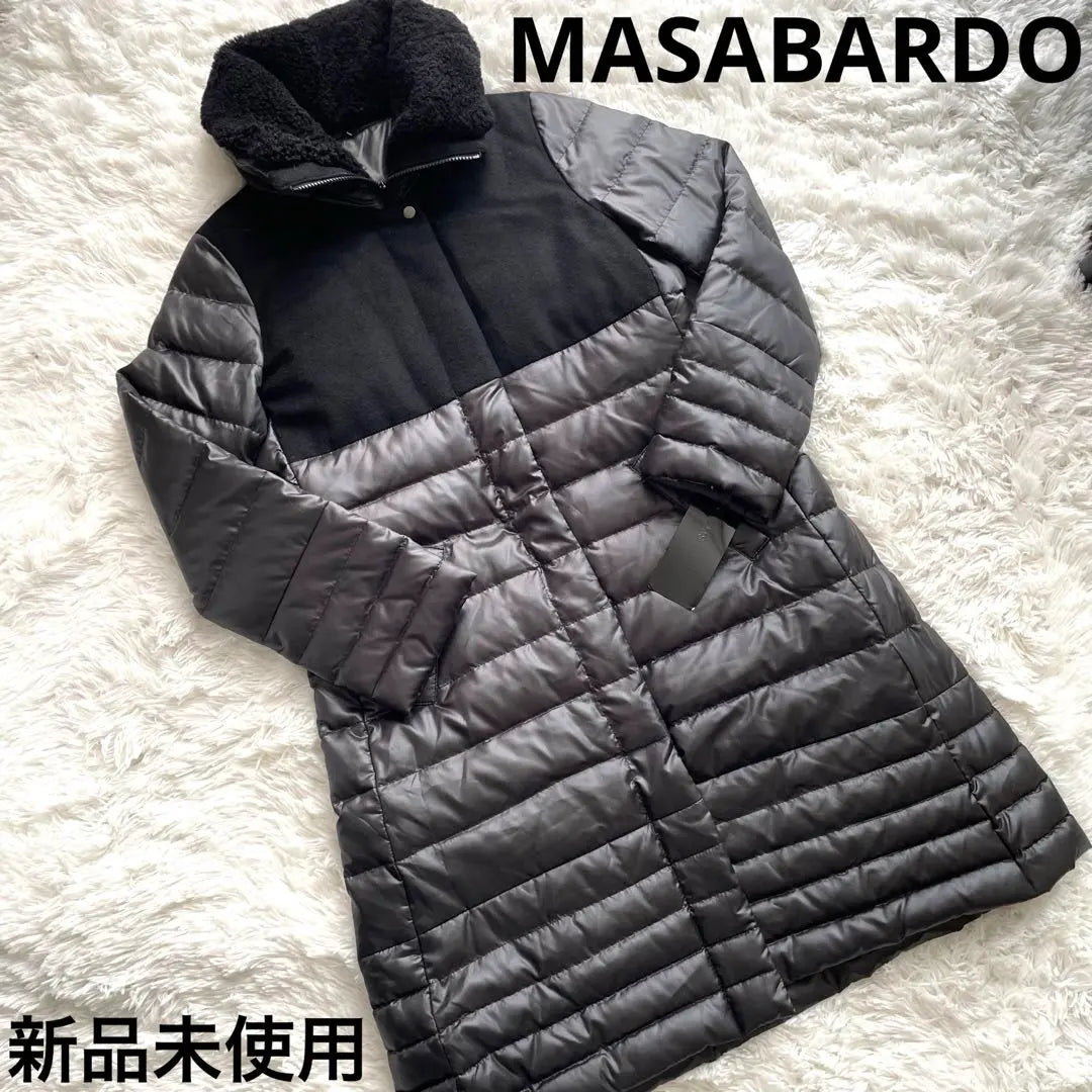 [New and unused] MASABARDO Cashmere Down Feather Lamb Long Length