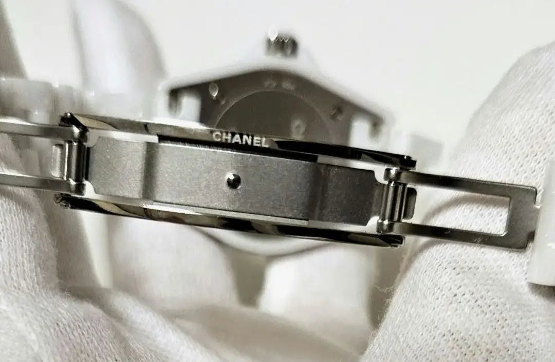 [Nuevo y sin usar] CHANELJ12 Reloj de cuarzo de cerámica 8P de 29 mm para mujer