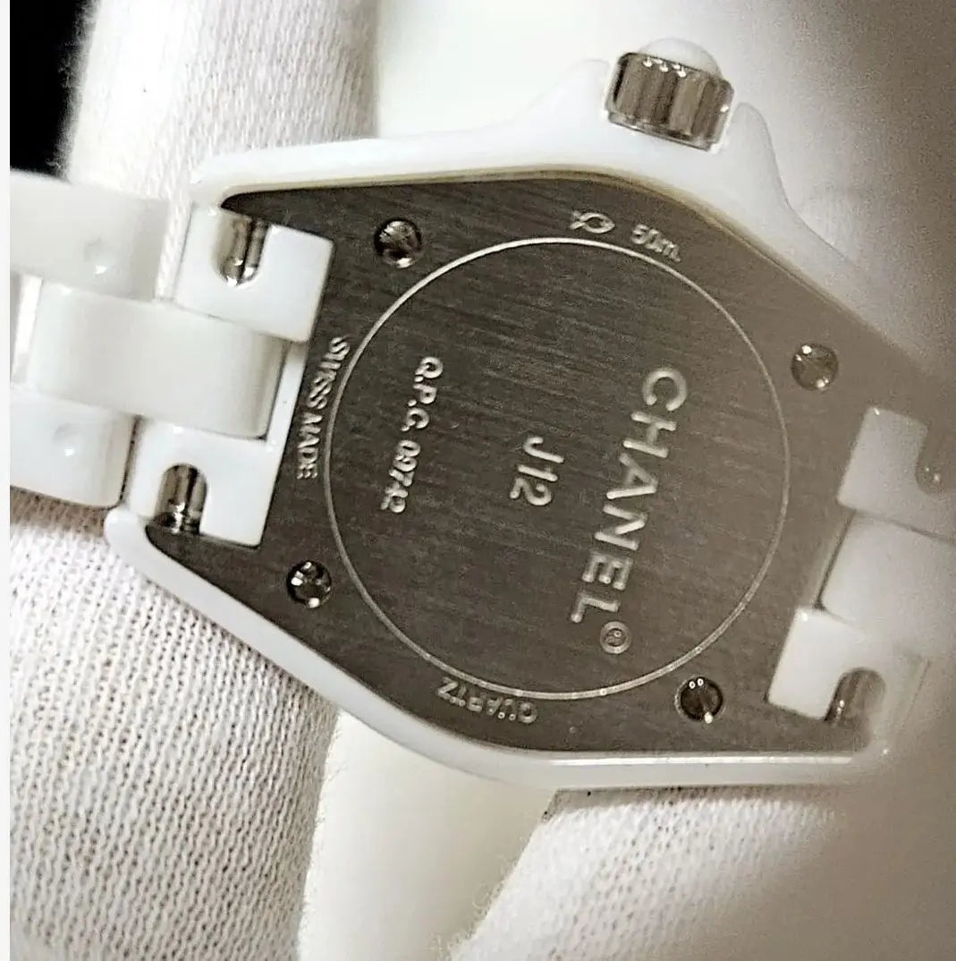 [Nuevo y sin usar] CHANELJ12 Reloj de cuarzo de cerámica 8P de 29 mm para mujer