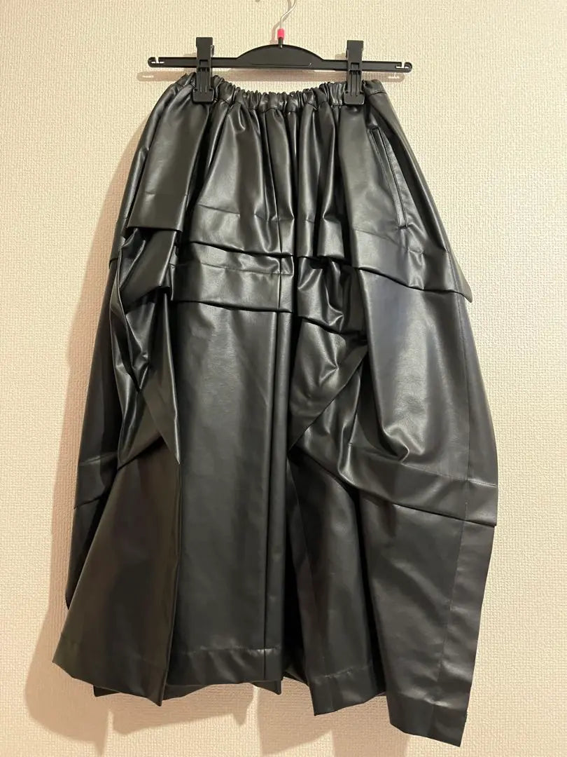 LIMI few synthetic leather skirt 20-21aw