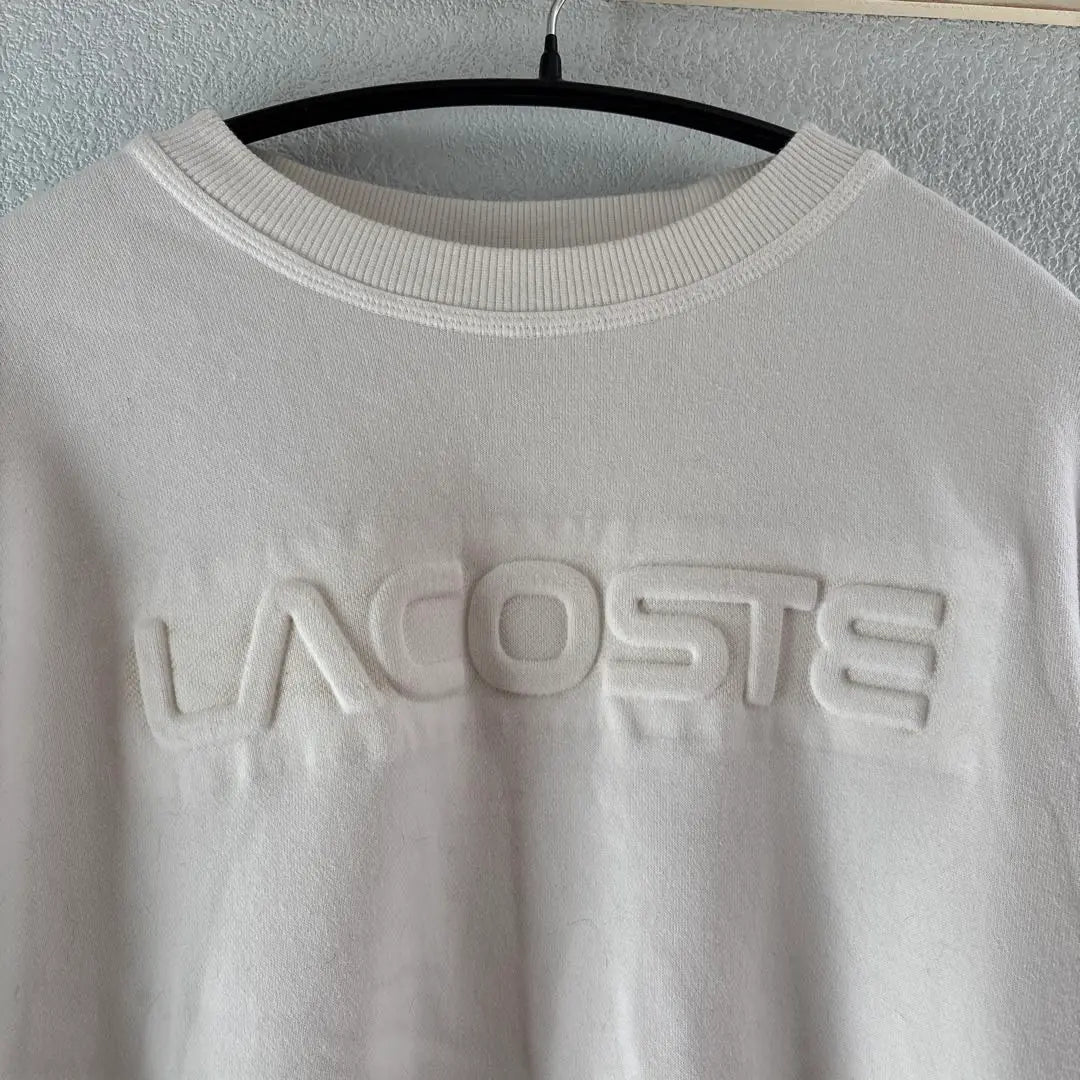 Lacoste White Sweatshirt US S size