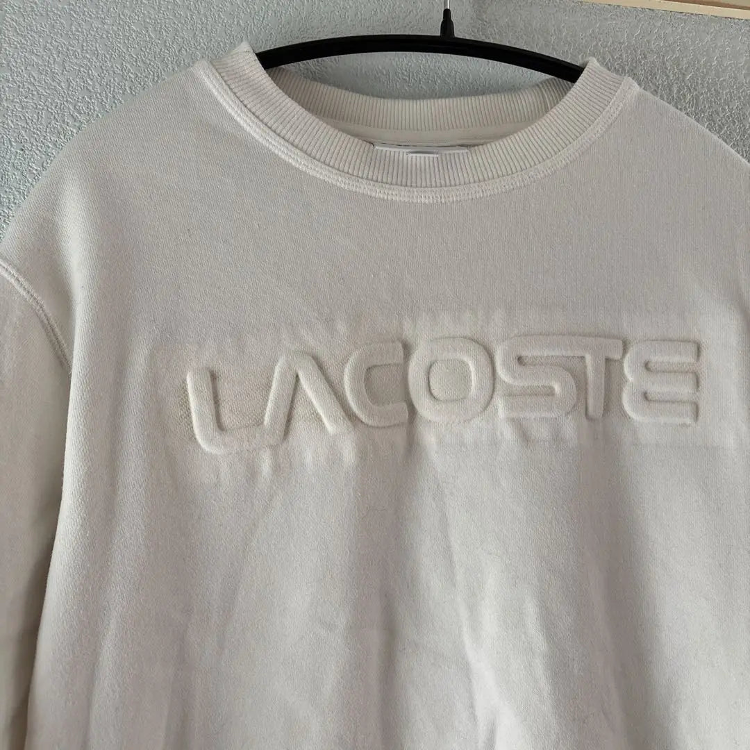 Lacoste White Sweatshirt US S size