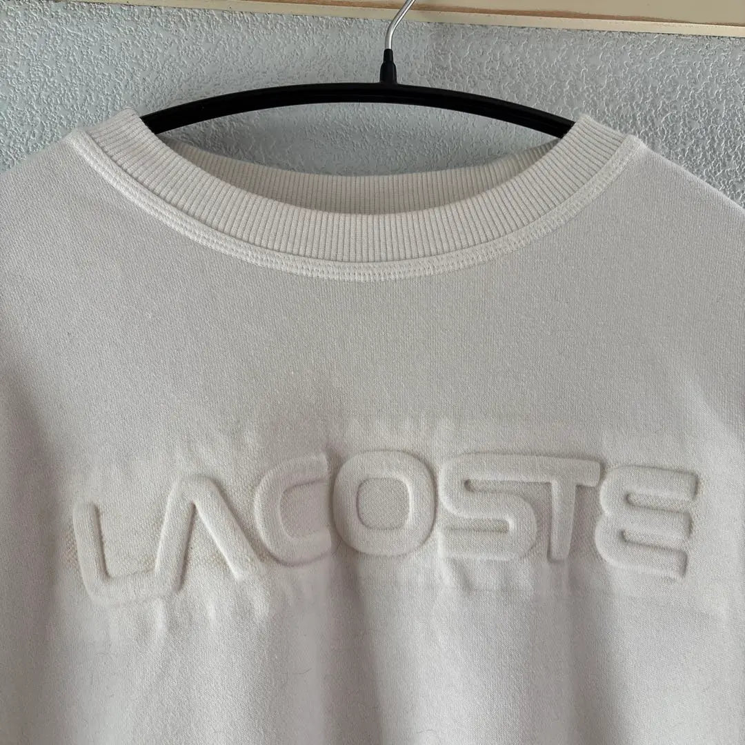 Lacoste White Sweatshirt US S size