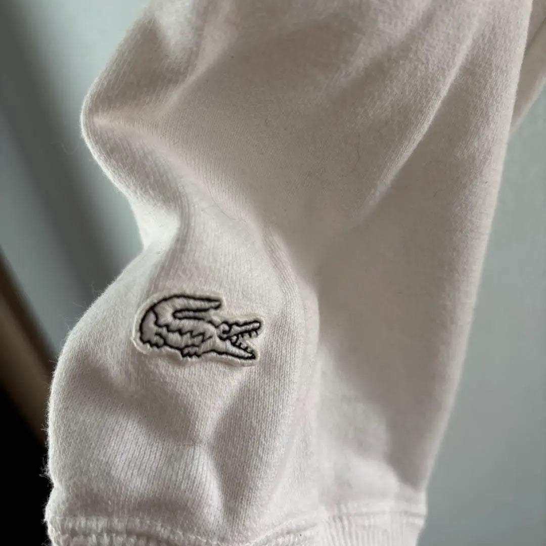 Lacoste White Sweatshirt US S size