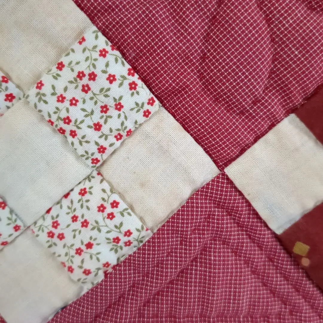 Handmade patchwork quilt tapestry