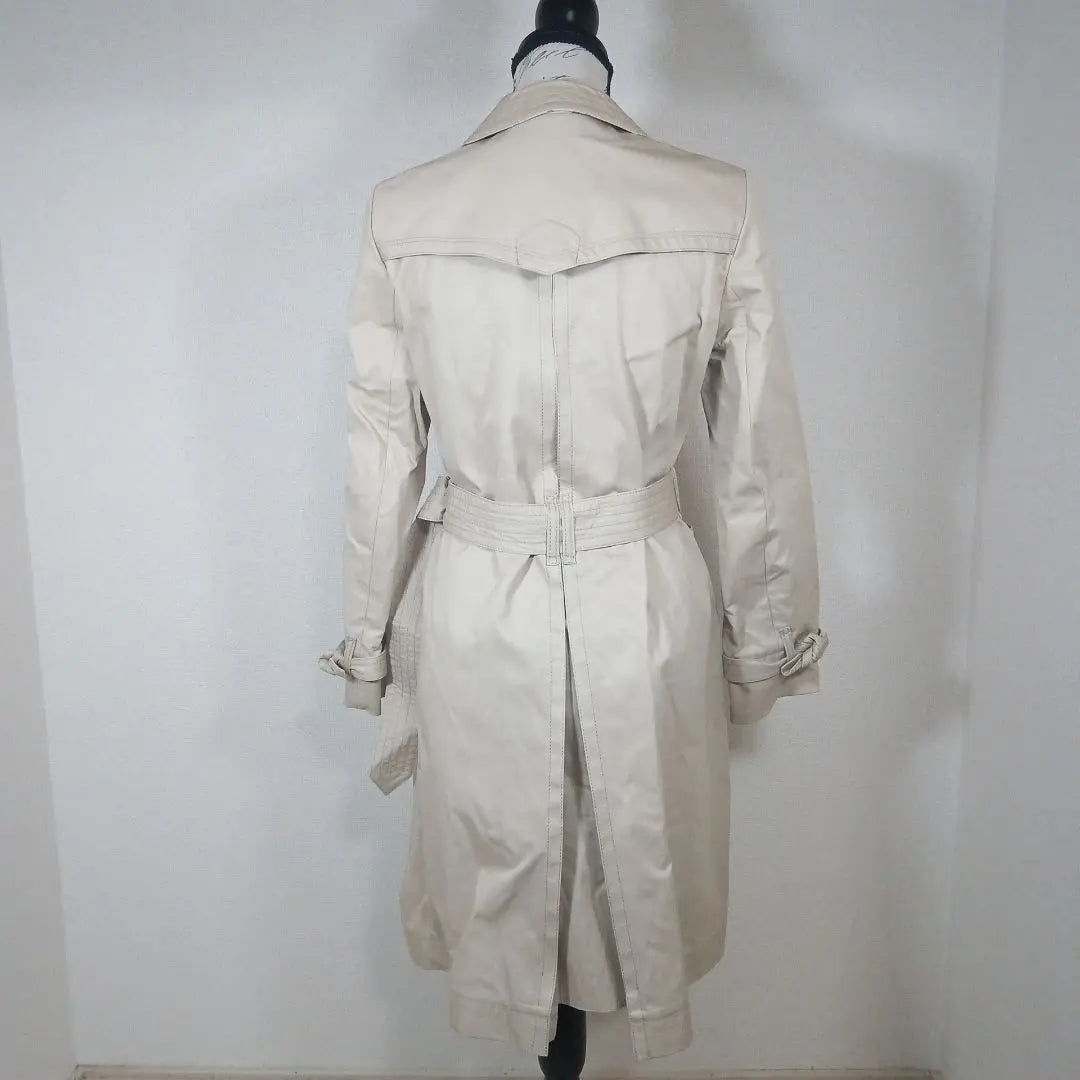 4-56 Super beautiful condition Coach Trench Coat 2 Double Check Gold Button | 4-56超美品　コーチ　トレンチコート　2　ダブル　チェック　ゴールドボタン