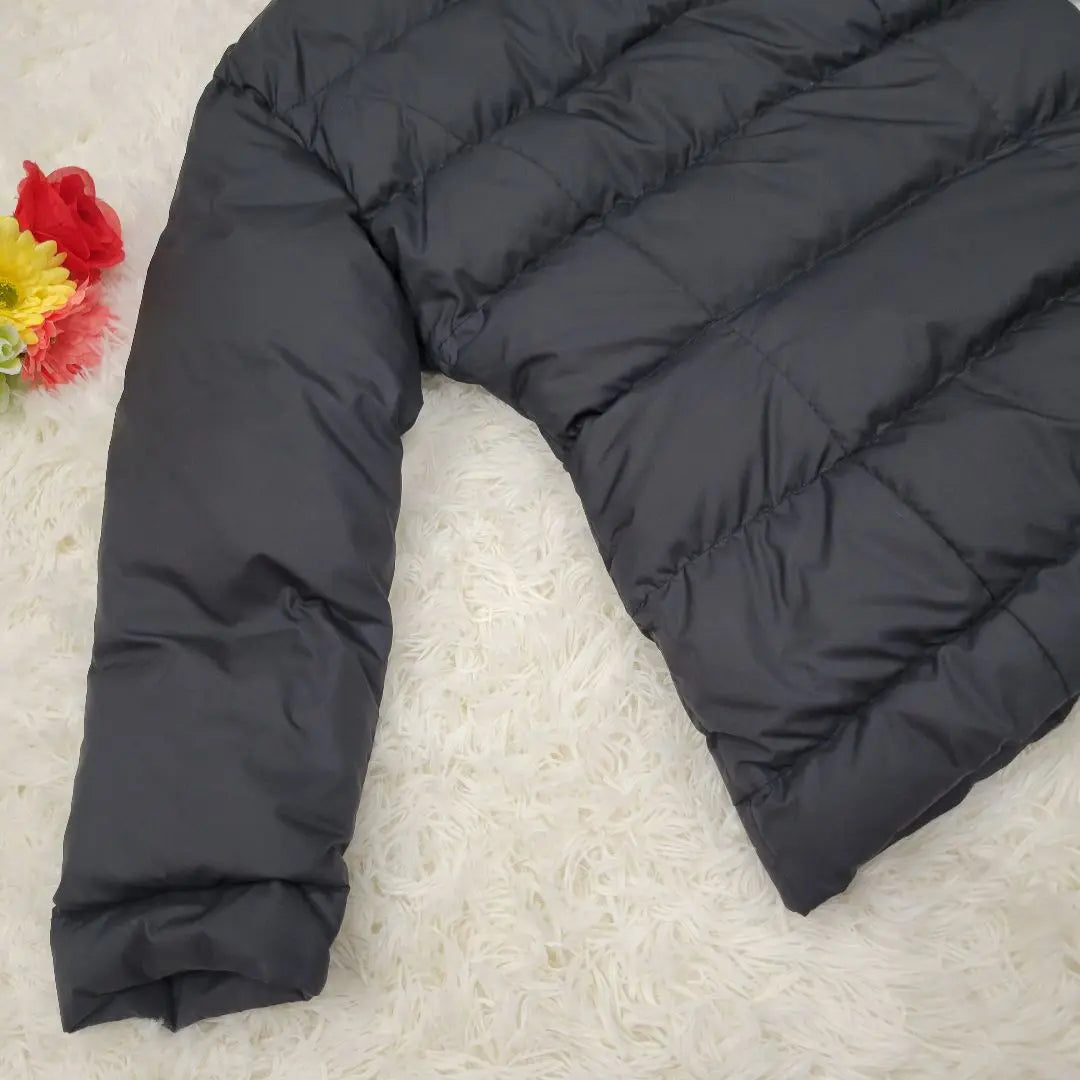 Moncler MONCLER Black Down Jacket Hoodie Coat