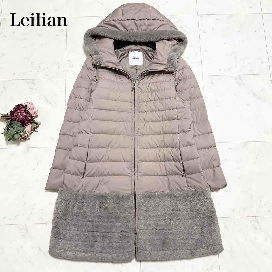 Current tag ❤️ Leilian Down coat Fur Greige M