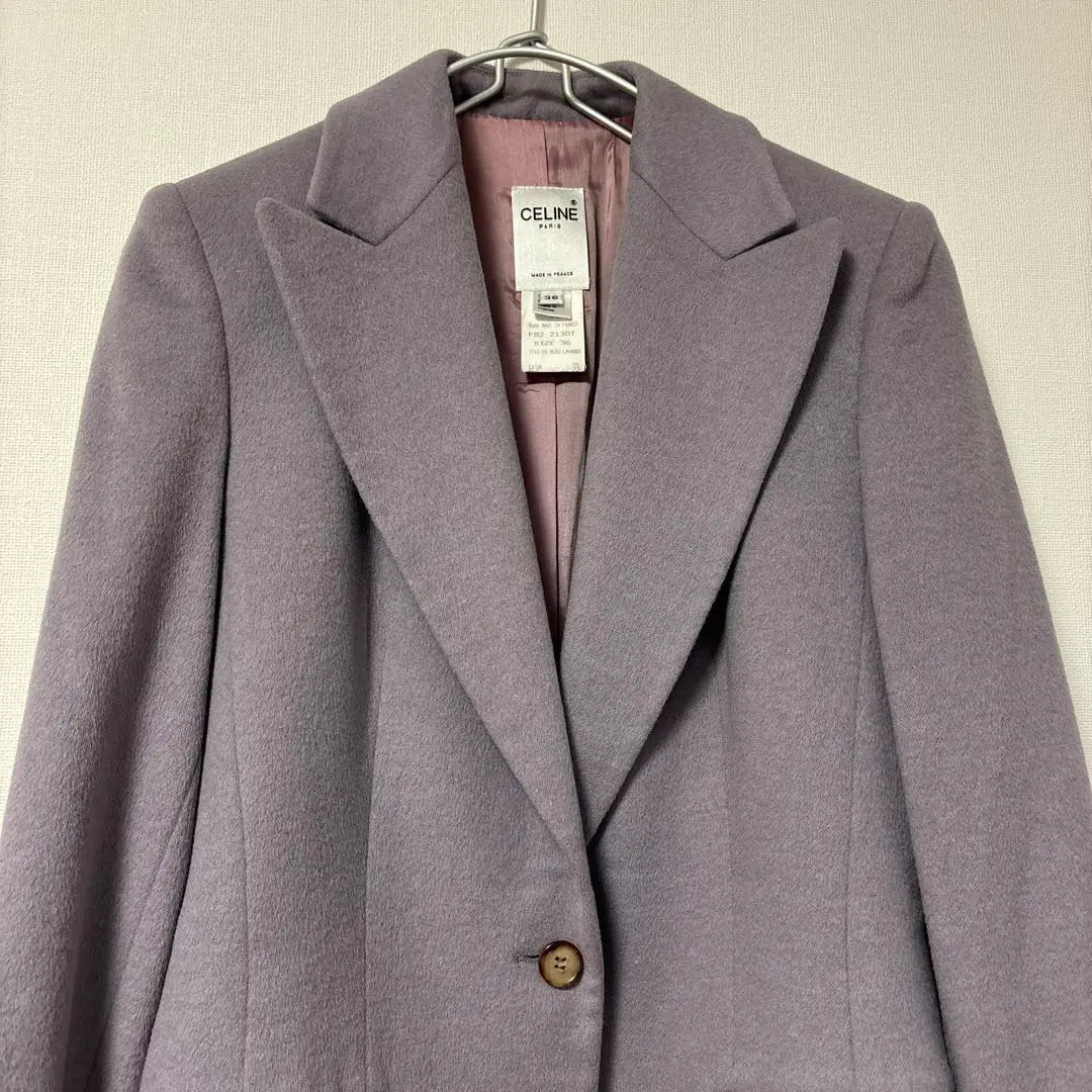 Chaqueta CELINE Court Lana Cachemira Angola Color Lavanda S