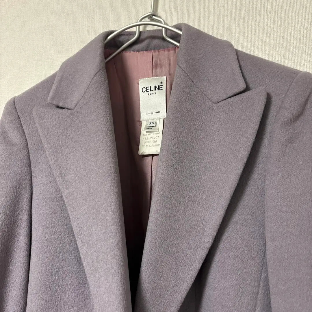 Chaqueta CELINE Court Lana Cachemira Angola Color Lavanda S