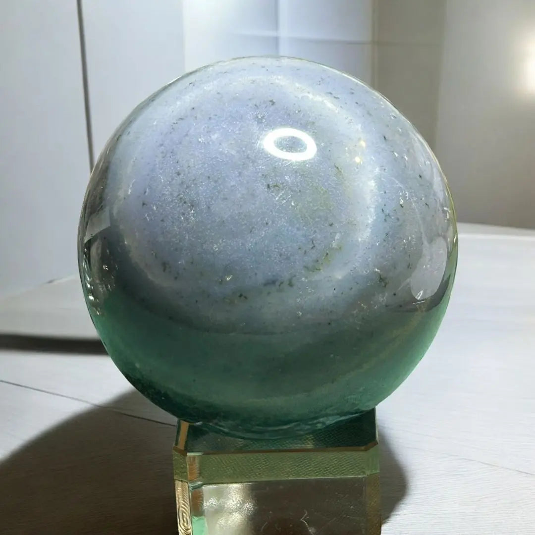 [Nuevo] Ocean Jasper con un patrón bien equilibrado de olas marinas de color azul claro y pastizales verdes | [新品] 海の波の水色、草原の緑 がバランスがよい模様のオーシャンジャスパー