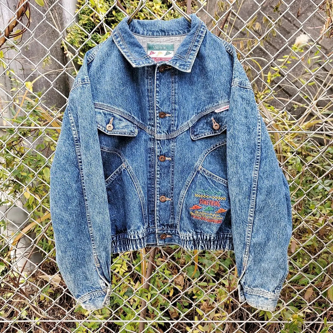 Something SOMETHING denim jacket G-jacket vintage vintage clothing