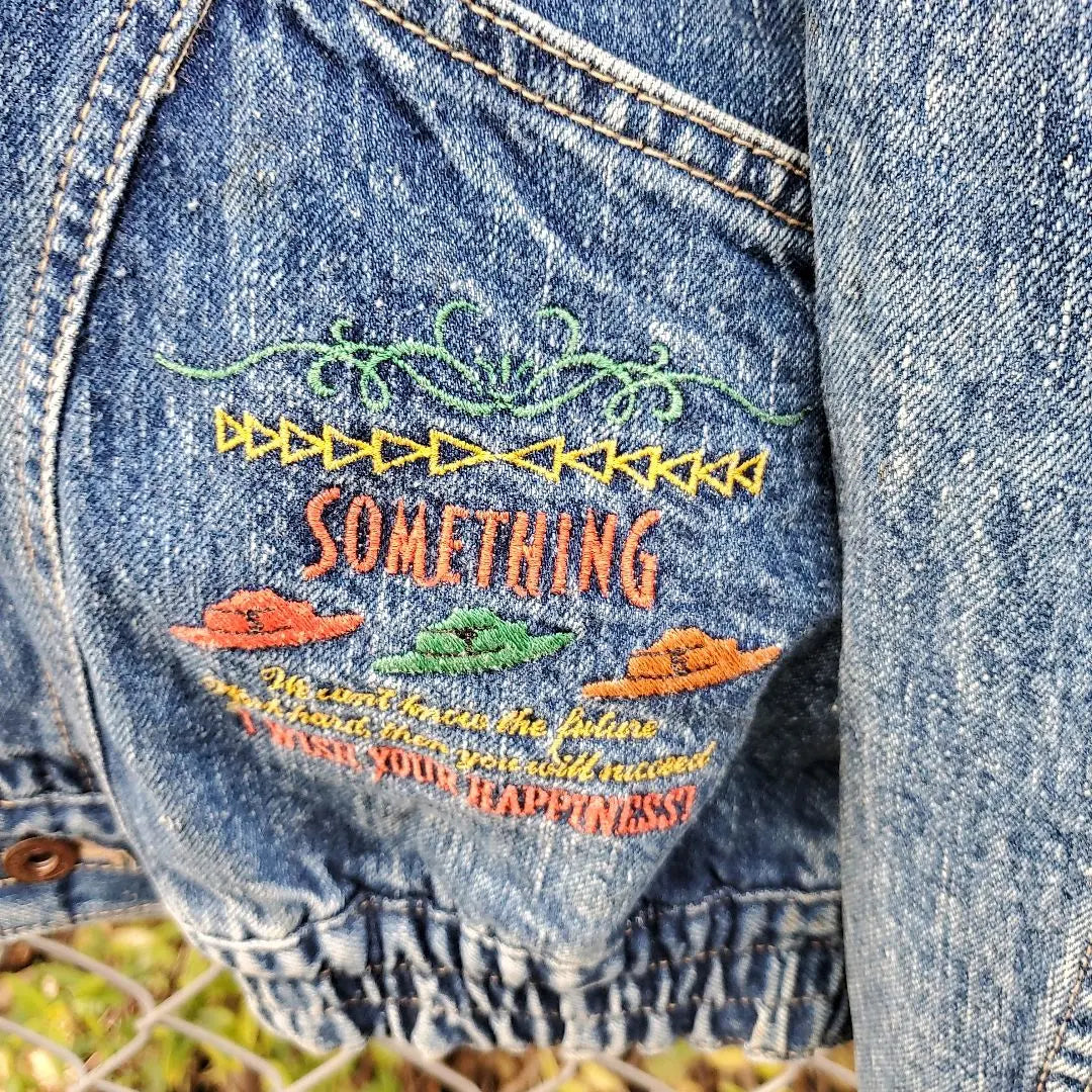 Something SOMETHING denim jacket G-jacket vintage vintage clothing