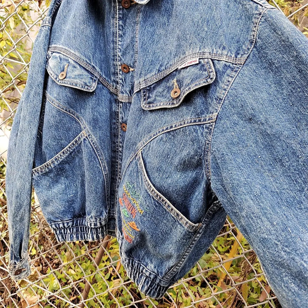 Something SOMETHING denim jacket G-jacket vintage vintage clothing