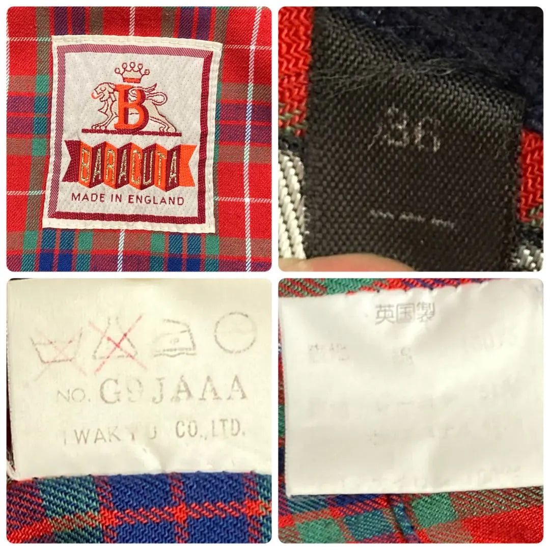 BARACUTA Harrington G9 Swing Top Jacket Made in the UK