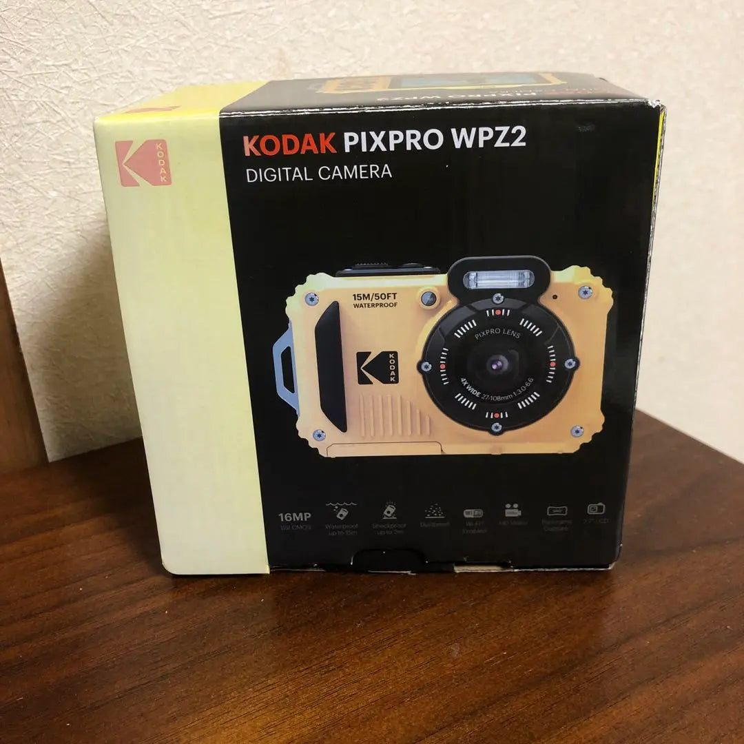 Cámara digital KODAK PIXPRO WPZ2, resistente al agua y equipada con Wi-Fi, nueva y sin usar | 新品未使用 KODAK PIXPRO WPZ2 防水 Wi-Fi搭載 デジカメ