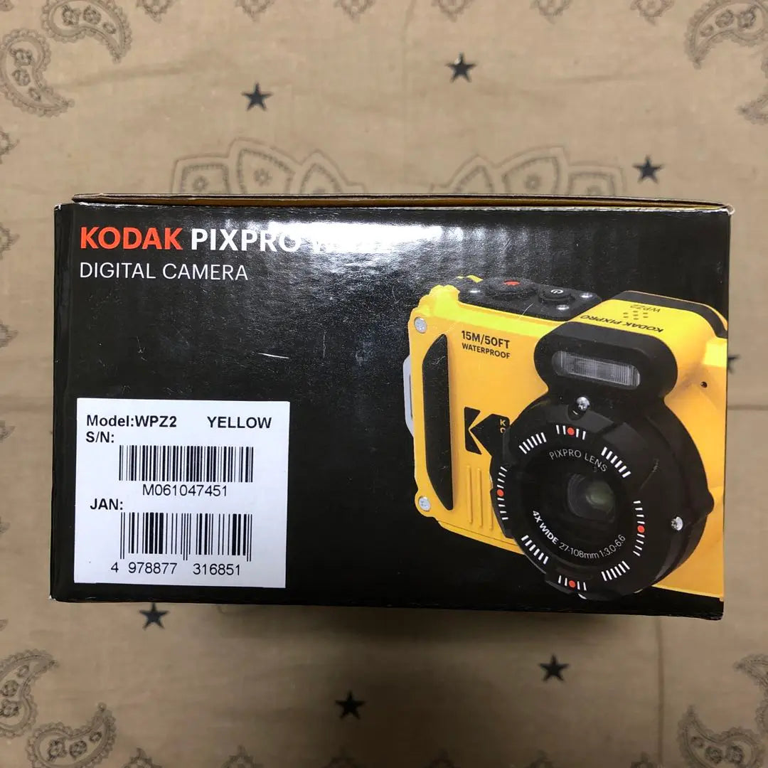 Brand new, unused KODAK PIXPRO WPZ2 waterproof, Wi-Fi equipped digital camera | 新品未使用 KODAK PIXPRO WPZ2 防水 Wi-Fi搭載 デジカメ