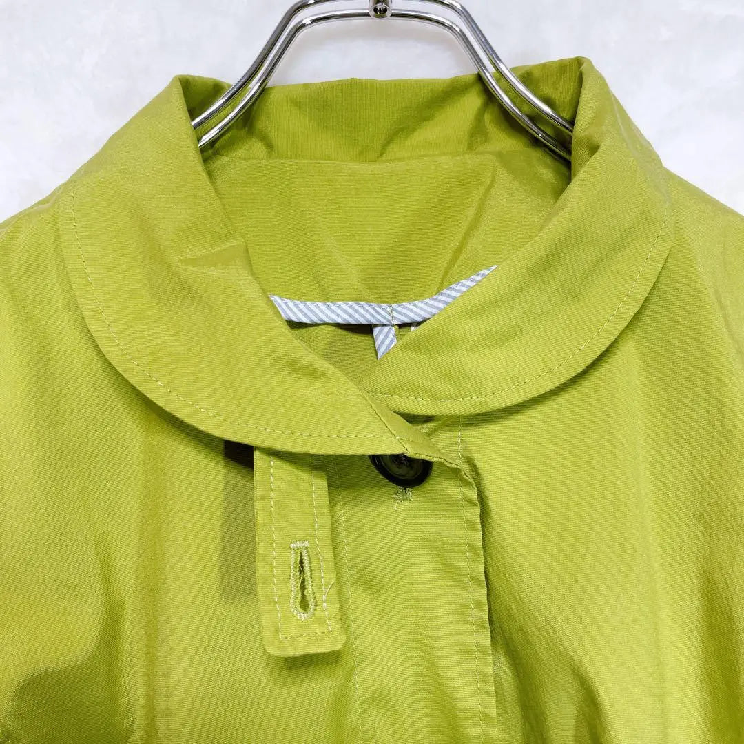 [Chumandor] Lime Green/Spring Coat/M/Middle Length/1068