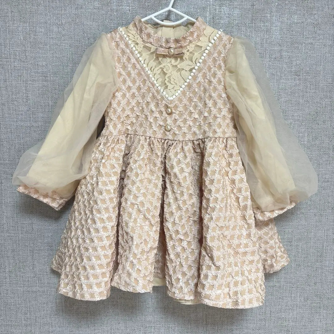 Vestido para niños Vestido de una pieza llamado | キッズドレス ワンピース お呼ばれドレス