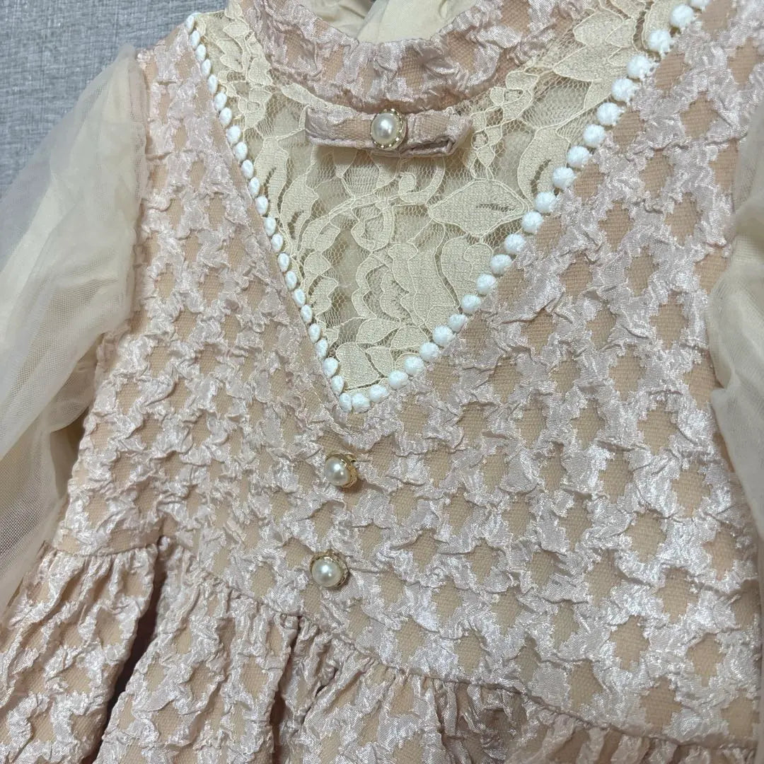 Vestido para niños Vestido de una pieza llamado | キッズドレス ワンピース お呼ばれドレス