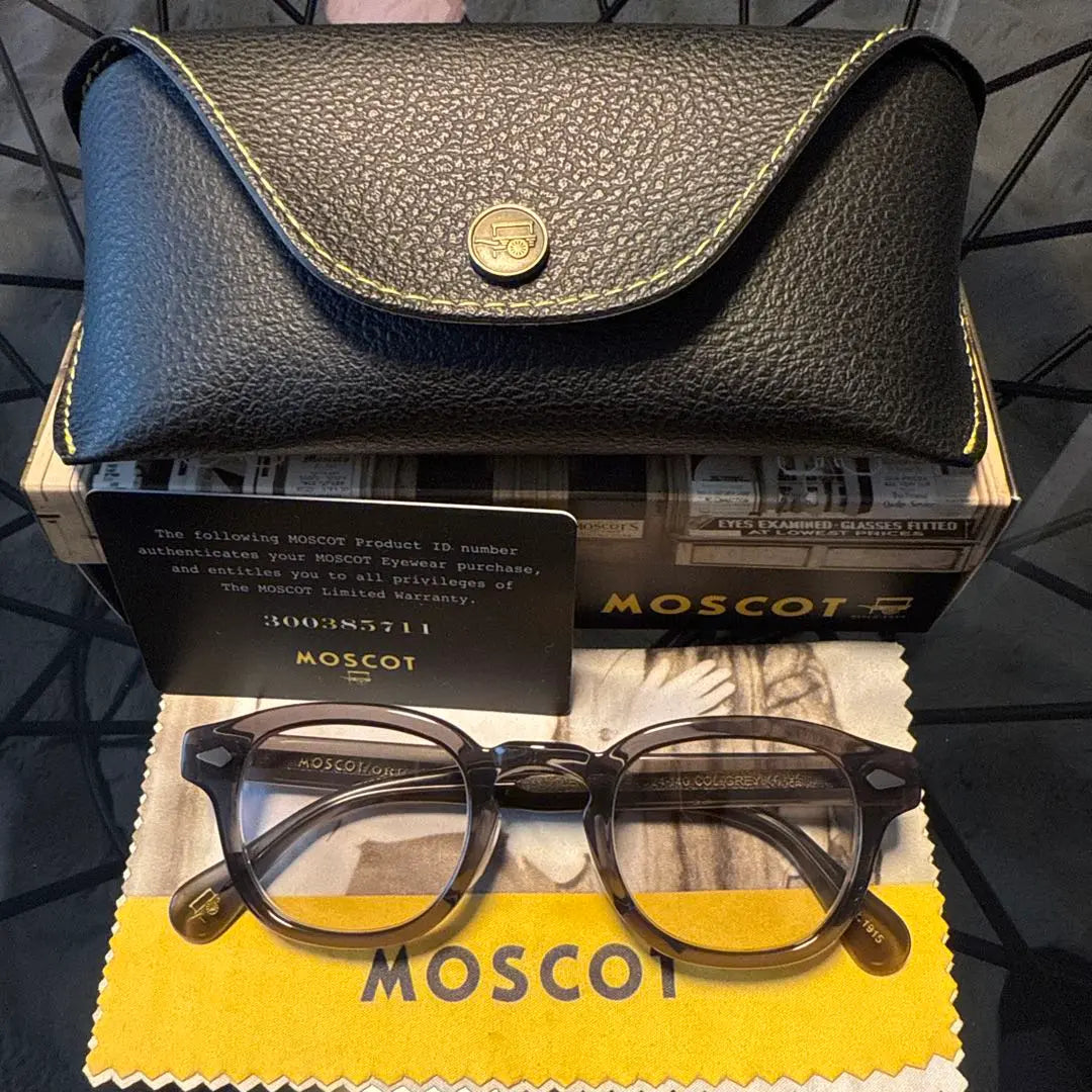 Buen estado MOSCOT LEMTOSH gris | 美品 MOSCOT LEMTOSH グレー