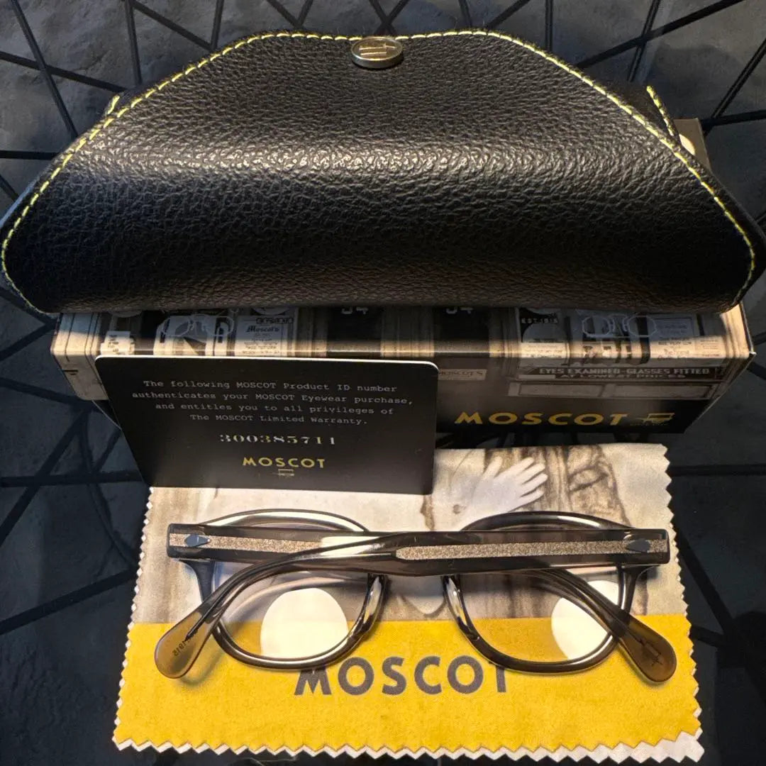 Buen estado MOSCOT LEMTOSH gris | 美品 MOSCOT LEMTOSH グレー