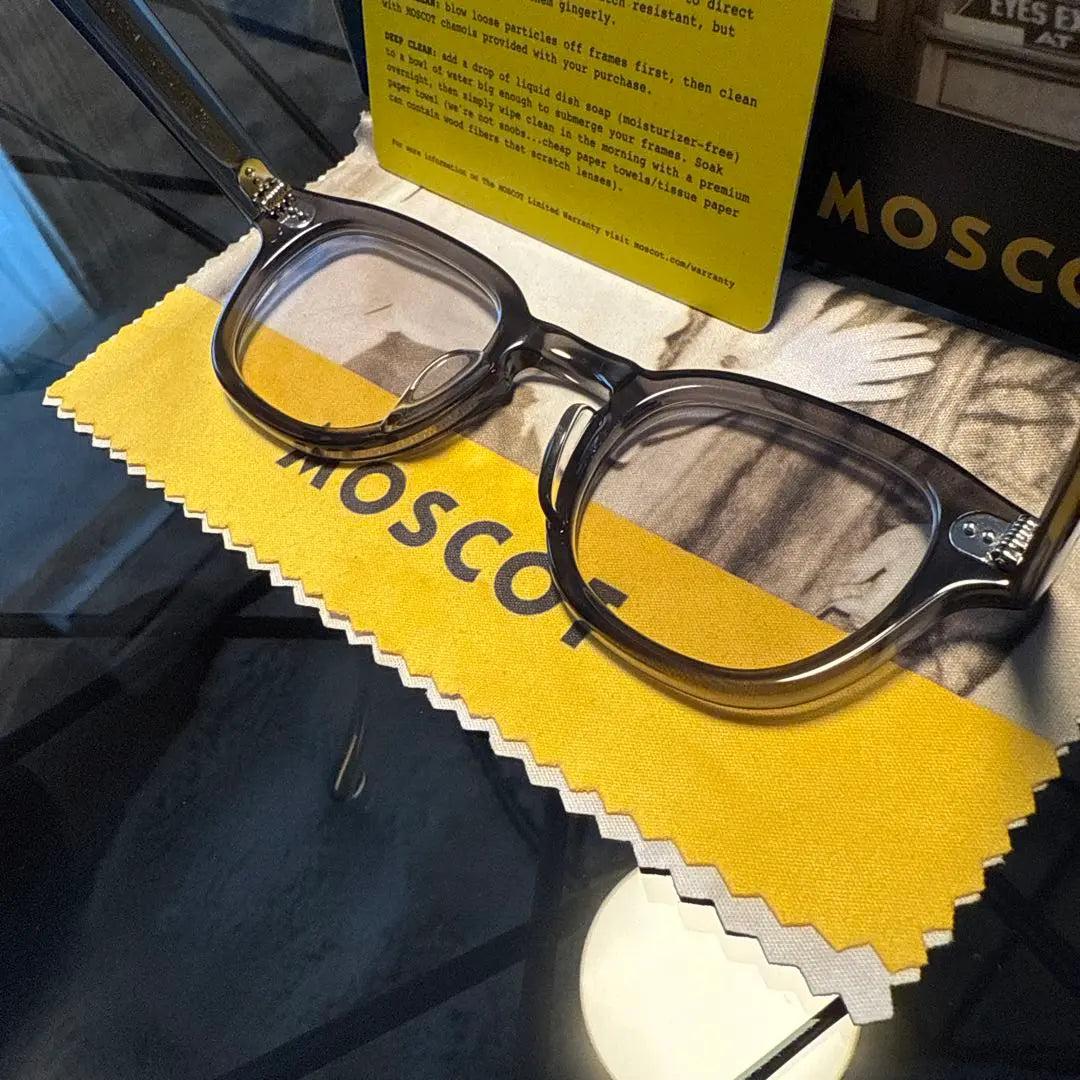 Buen estado MOSCOT LEMTOSH gris | 美品 MOSCOT LEMTOSH グレー