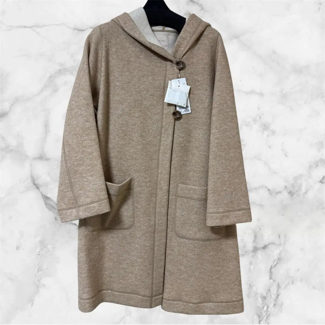 [New and unused, tagged] Rose Tiara Food Coat 42 Wool Gray