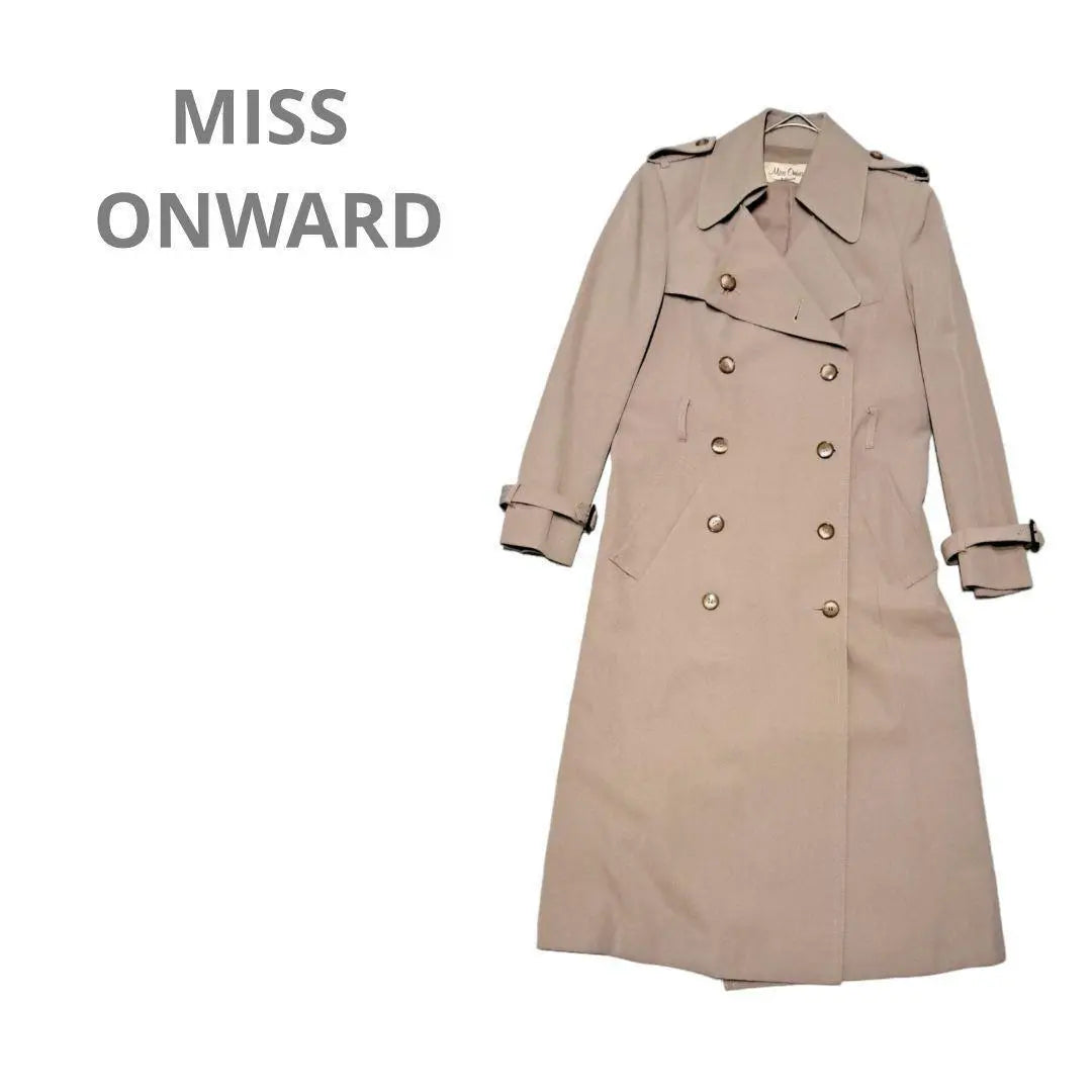 [Miss -on Word onward] Trench coat -free size light brown | 【ミスオンワード ONWARD】トレンチコート フリーサイズ ライトブラウン